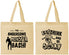 Personalized Halloween Cotton Tote Bags - Eat Drink Be Scary | 250070