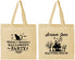 Personalized Halloween Cotton Tote Bags - Haunted House | 250071