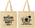 Personalized Halloween Cotton Tote Bags - Haunted House | 250073