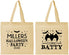 Personalized Halloween Cotton Tote Bags - Bat | 250081