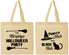 Personalized Halloween Cotton Tote Bags - Black Cats | 250087