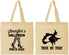 Personalized Halloween Cotton Tote Bags - Trick Or Treat | 250089