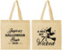 Personalized Halloween Cotton Tote Bags - Witch | 250091