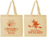 Personalized Halloween Cotton Tote Bags - Witches | 250092