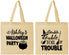 Personalized Halloween Cotton Tote Bags - Witch | 250095