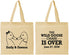 Personalized Wedding Cotton Tote Bags - Wild Goose | 251
