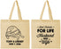 Personalized Wedding Cotton Tote Bags - Best Friends For Life | 256