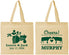 Personalized Wedding Cotton Tote Bags - Tractor Cows | 257