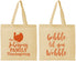 Personalized Thanksgiving Cotton Tote Bags - Gobble Til You Wobble | 260004