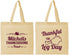 Personalized Thanksgiving Cotton Tote Bags - Leg Day | 260033