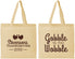 Personalized Thanksgiving Cotton Tote Bags - Gobble Til You Wobble | 260034
