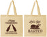 Personalized Thanksgiving Cotton Tote Bags - Lets Get Basted | 260039
