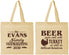 Personalized Thanksgiving Cotton Tote Bags - Turkey | 260042