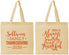 Personalized Thanksgiving Cotton Tote Bags - Thankful | 260048