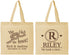 Personalized Wedding Cotton Tote Bags - We Tied The Knot | 263