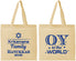 Personalized Hanukkah Cotton Tote Bags - Oy To The World | 270000
