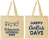 Personalized Hanukkah Cotton Tote Bags - Challah Days | 270003