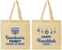 Personalized Hanukkah Cotton Tote Bags - Menorah | 270016