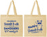 Personalized Hanukkah Cotton Tote Bags - Llamakkah | 270018