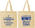 Personalized Hanukkah Cotton Tote Bags - Mazel Tov | 270025