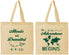 Personalized Wedding Cotton Tote Bags - The Adventure Begins | 276