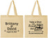 Personalized Wedding Cotton Tote Bags - Take A Shot We Tied The Knot | 277