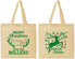 Personalized Christmas Cotton Tote Bags - Reindeer | 280003