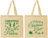 Personalized Christmas Cotton Tote Bags - Reindeer | 280005