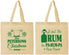 Personalized Christmas Cotton Tote Bags - Pa Rum Pa | 280013