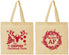 Personalized Christmas Cotton Tote Bags - Merry Af | 280014