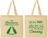Personalized Christmas Cotton Tote Bags - Santa | 280015