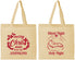 Personalized Christmas Cotton Tote Bags - Silent Night Holy Night | 280018