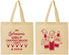 Personalized Christmas Cotton Tote Bags - Ugly Sweater | 280022