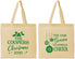 Personalized Christmas Cotton Tote Bags - Tis The Season | 280027