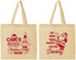 Personalized Christmas Cotton Tote Bags - Santa Claus | 280028