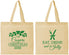 Personalized Christmas Cotton Tote Bags - Eat Drink And Be Jolly | 280033