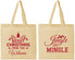 Personalized Christmas Cotton Tote Bags - Jingle And Mingle | 280034