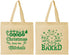 Personalized Christmas Cotton Tote Bags - Lets Get Baked | 280039