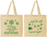 Personalized Christmas Cotton Tote Bags - To All A Good Night | 280041