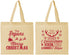 Personalized Christmas Cotton Tote Bags - Reindeer | 280062