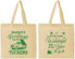 Personalized Christmas Cotton Tote Bags - Season Greetings | 280071