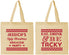 Personalized Christmas Cotton Tote Bags - Eat Drink Tacky | 280082