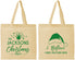 Personalized Christmas Cotton Tote Bags - Santa Claus | 280085