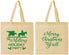 Personalized Christmas Cotton Tote Bags - Country | 280087