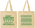 Personalized Christmas Cotton Tote Bags - Ugly Sweater | 280091