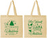 Personalized Christmas Cotton Tote Bags - Llama | 280095