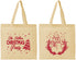Personalized Christmas Cotton Tote Bags - Snowman | 280096