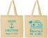 Personalized Wedding Cotton Tote Bags - Sandy Feet Salty Kisses | 290