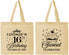 Personalized 16th Birthday Cotton Tote Bags - Cupcake | 300000