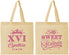 Personalized 16th Birthday Cotton Tote Bags - Tiara | 300003